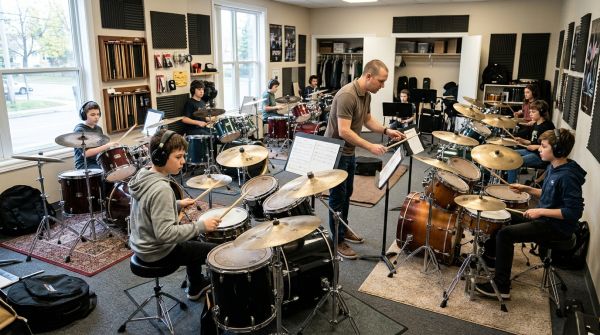 Top 5 cours de batterie à Lille pour maîtriser le rythme